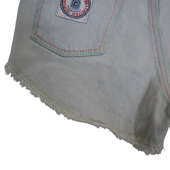 Chewman Limited Womens Jean Shorts Made in Italy - Picture 6 of 9